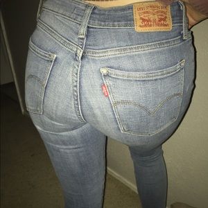levis 711 skinny jeans size 26